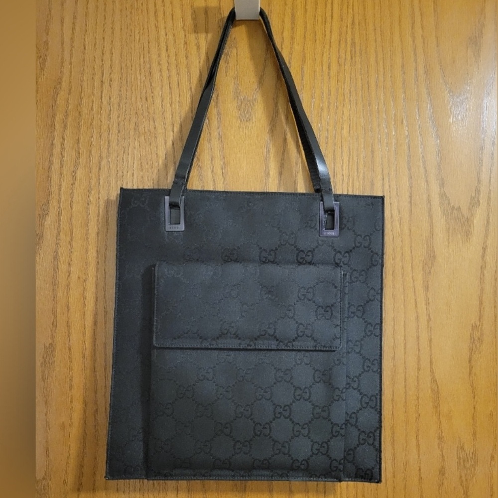 100% Authentic Gucci Black Tote Bag